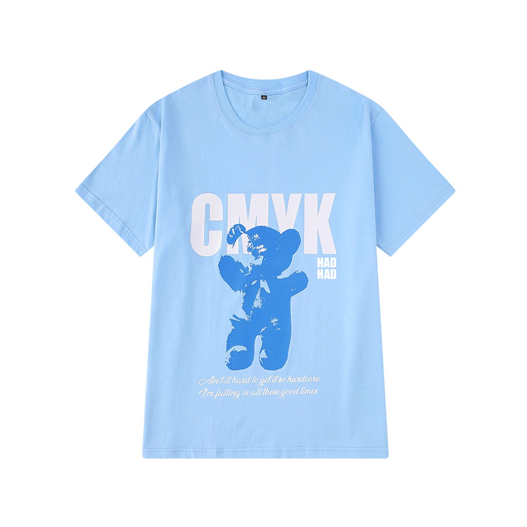 Áo Thun Nam Nữ Gấu CMYK Unisex - Kiểu áo phông form rộng tay lỡ Ulzzang Nelly Leevin Store