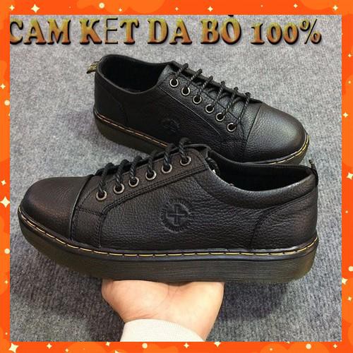 [HOT] Giày nam doc da bò đế khâu