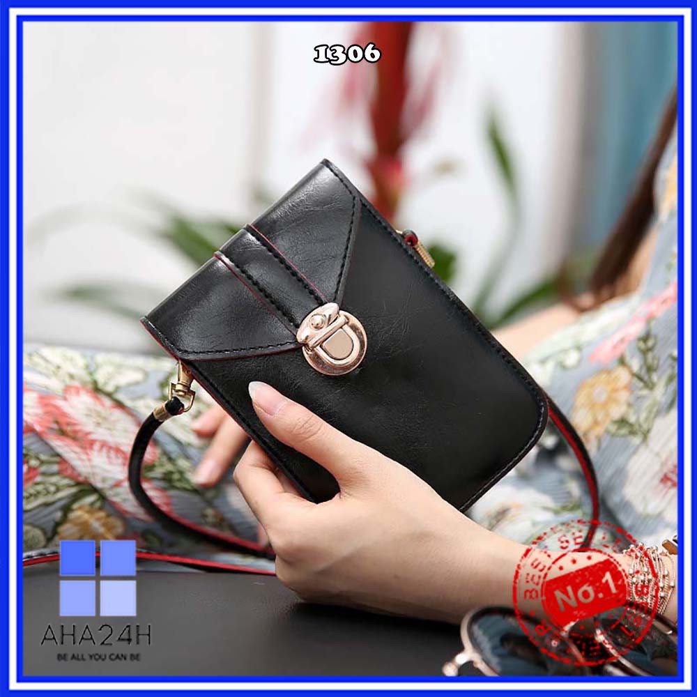 Túi đeo chéo hàn quốc⚡FREESHIP⚡túi mini da PU khóa cài form thuôn xinh xắn AH1306 | BigBuy360 - bigbuy360.vn