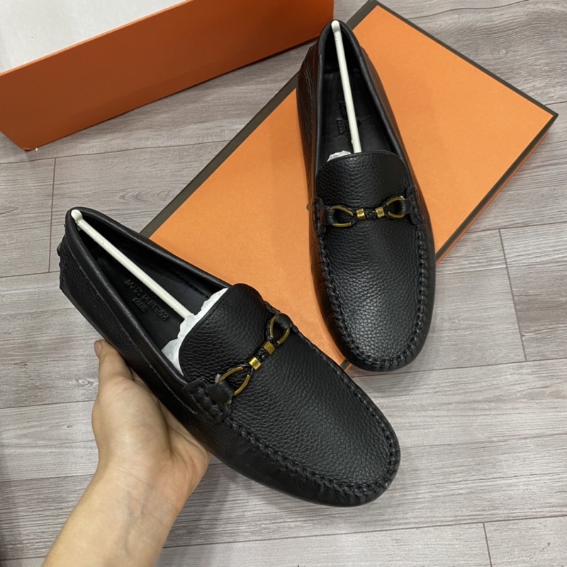 Giày lười nam da bò Gc có khoá đồng ko phai ko bong tróc da bò thật bảo hành 12 tháng,ảnh thật chụp tại shop