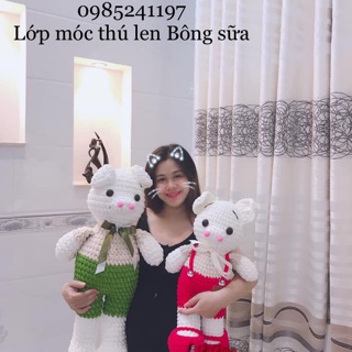 Len To đan móc chăn, thảm, thú bông
