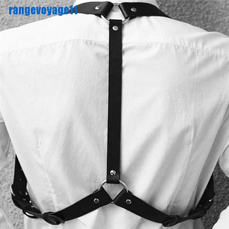 (Hàng Mới Về) Dây Đeo Ngực Bằng Da Có Thể Điều Chỉnh Cho Nam Và Nữ