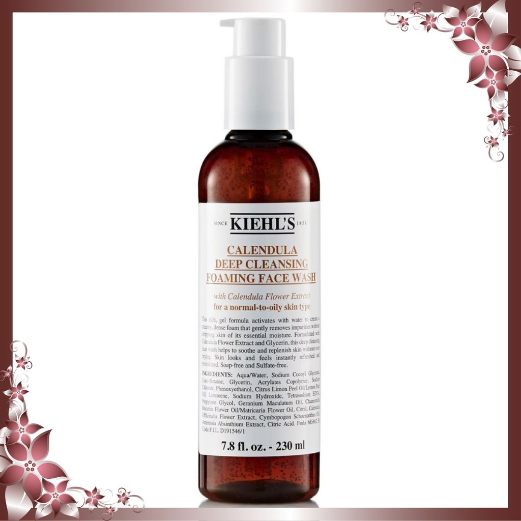 [RẺ NHẤT] Sữa Rửa Mặt Hoa Cúc - Kiehl’s Calendula Deep Cleansing Foaming Face Wash [RẺ NHẤT]