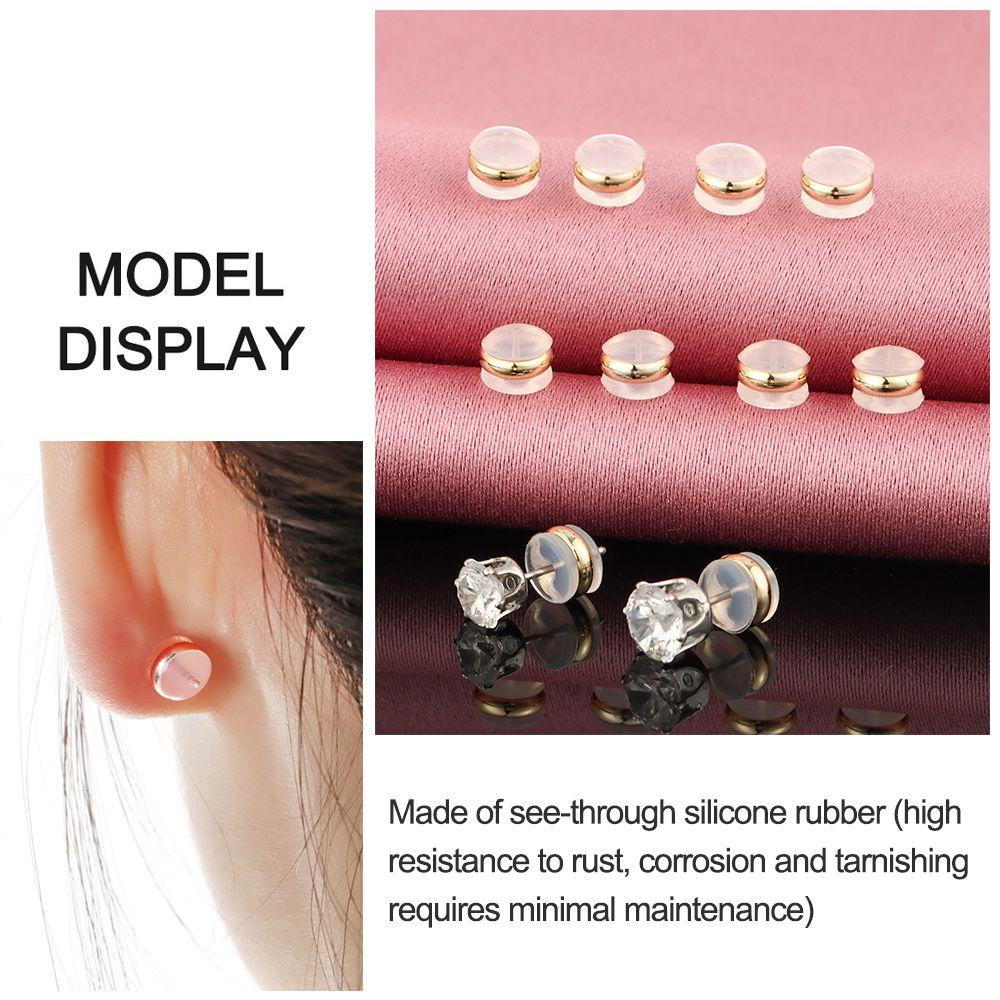 Bộ 10 Nút Cao Su Bịt Tai Sau Thay Thế DIY KENT1