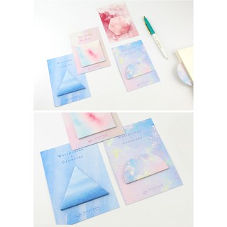 Giấy Note/ Ghi Chú chủ đề MÀU NƯỚC