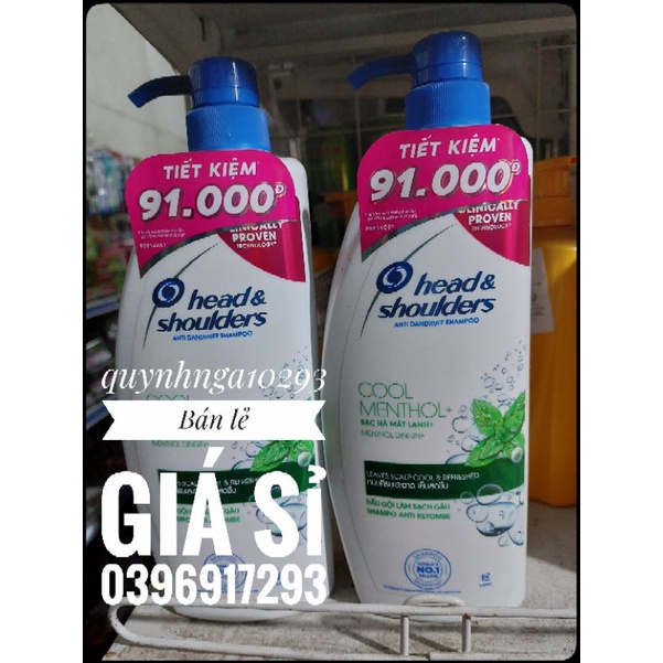 Dầu gội Head&amp;shoulders 850ml