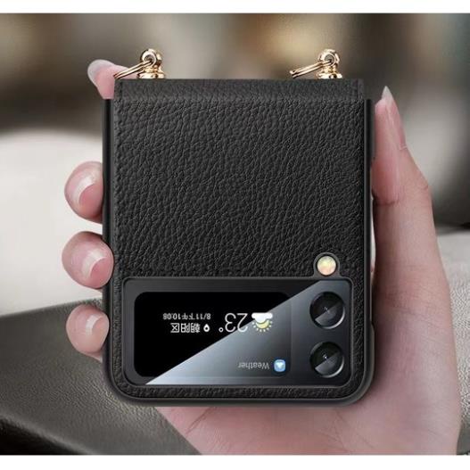 Ốp lưng Chính Hãng Sulada Da Thời Trang cho Samsung Galaxy Z Flip 3 | ZFlip 4