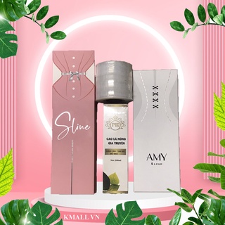 Combo đai gen nịt bụng amy - sline 24cm và 28cm + cao lá nóng giảm mỡ + cuộn màng pe quấn bụng
