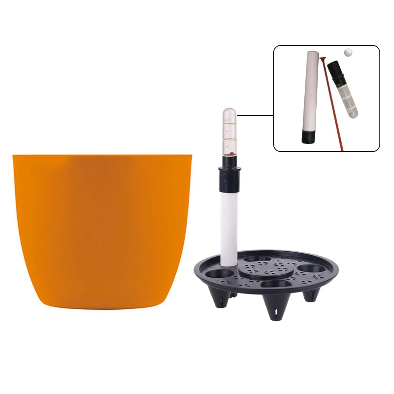 Chậu Trồng Cây Tự Tưới Nước Bằng PP Kích Thước 6 X 5 ''