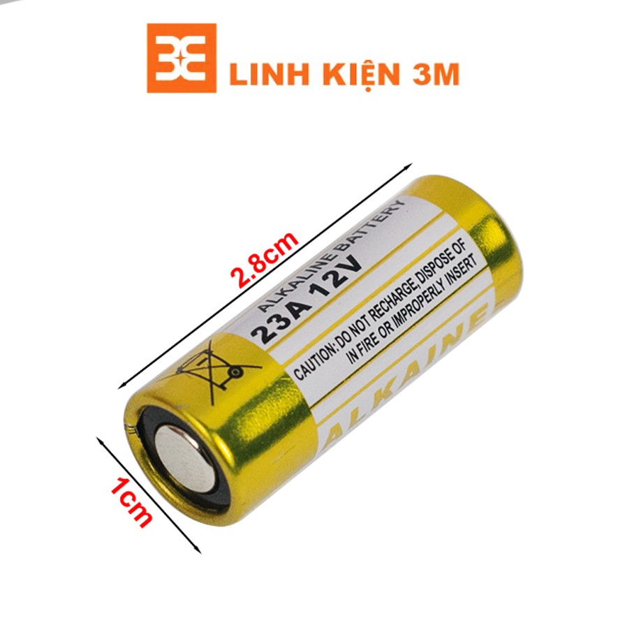 Pin 12V 23A/Pin Điều Khiển Từ Xa /Pin Chống Trộm - Không sạc