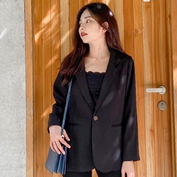 YU CHERRY | Áo khoác nữ kiểu cơ bản Basic blazer II YA401