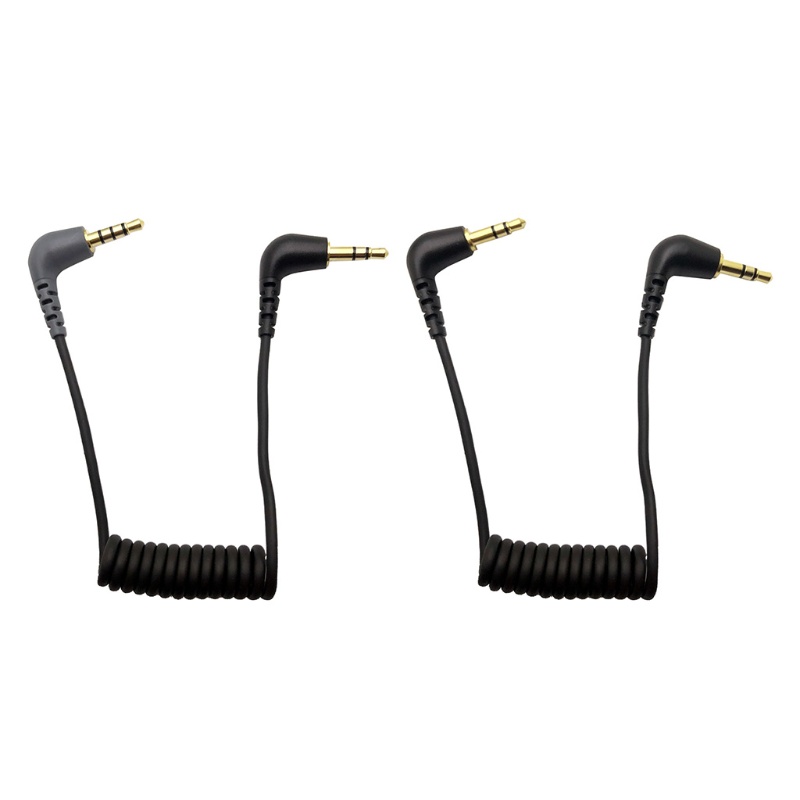 Dây Cáp Lò Xo Chuyển Đổi Micro TRS Sang TRRS 3 5mm Cho RODE SC7 SC3 Video Micro-Type