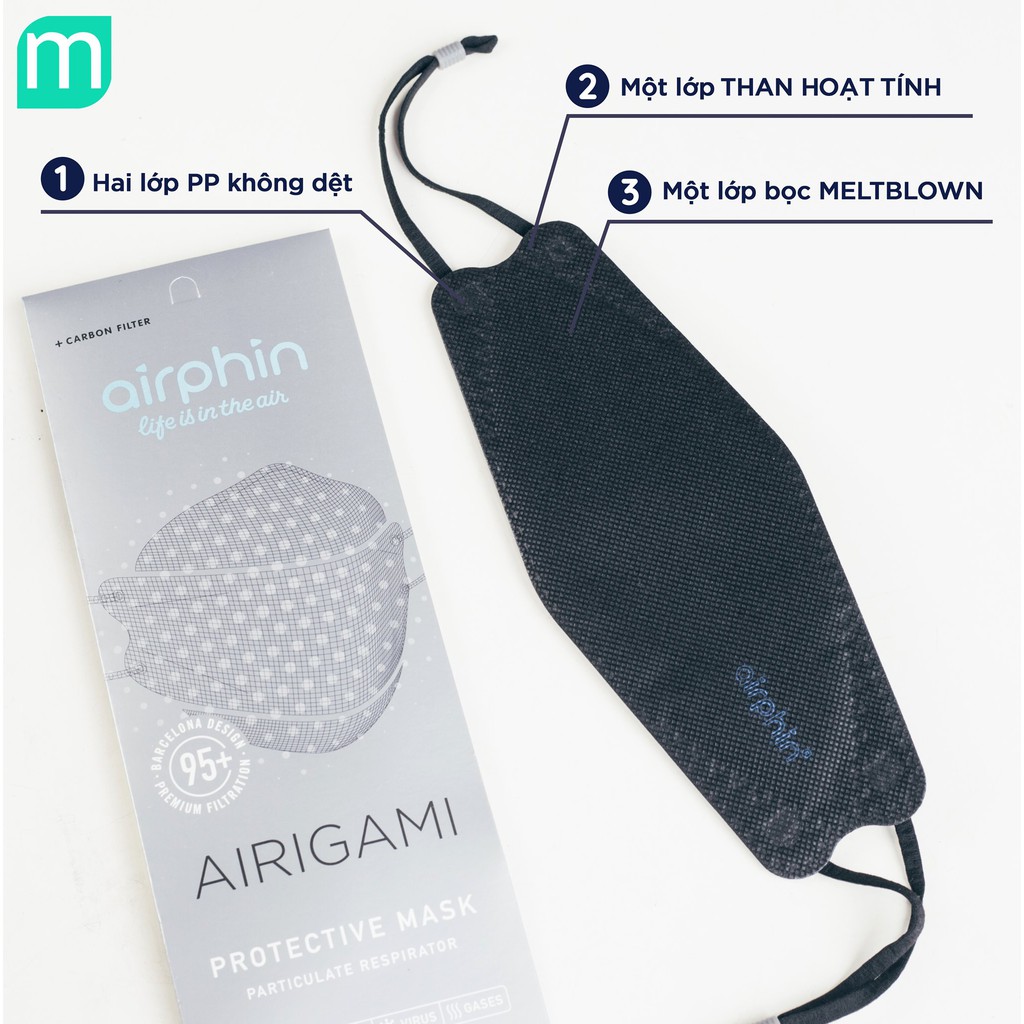 Khẩu Trang Airphin Airigami | BigBuy360 - bigbuy360.vn