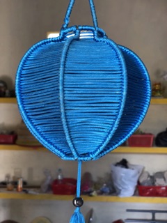 Đèn vải sợi đan hội an