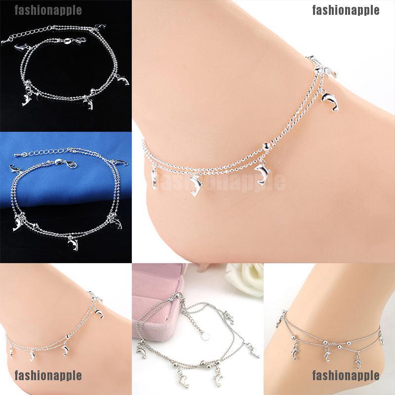 Vòng đeo chân hình cá heo xinh xắn | BigBuy360 - bigbuy360.vn