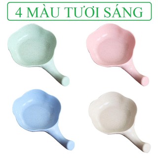 Đĩa đựng gia vị kiêm gác đũa chất liệu lúa mạch