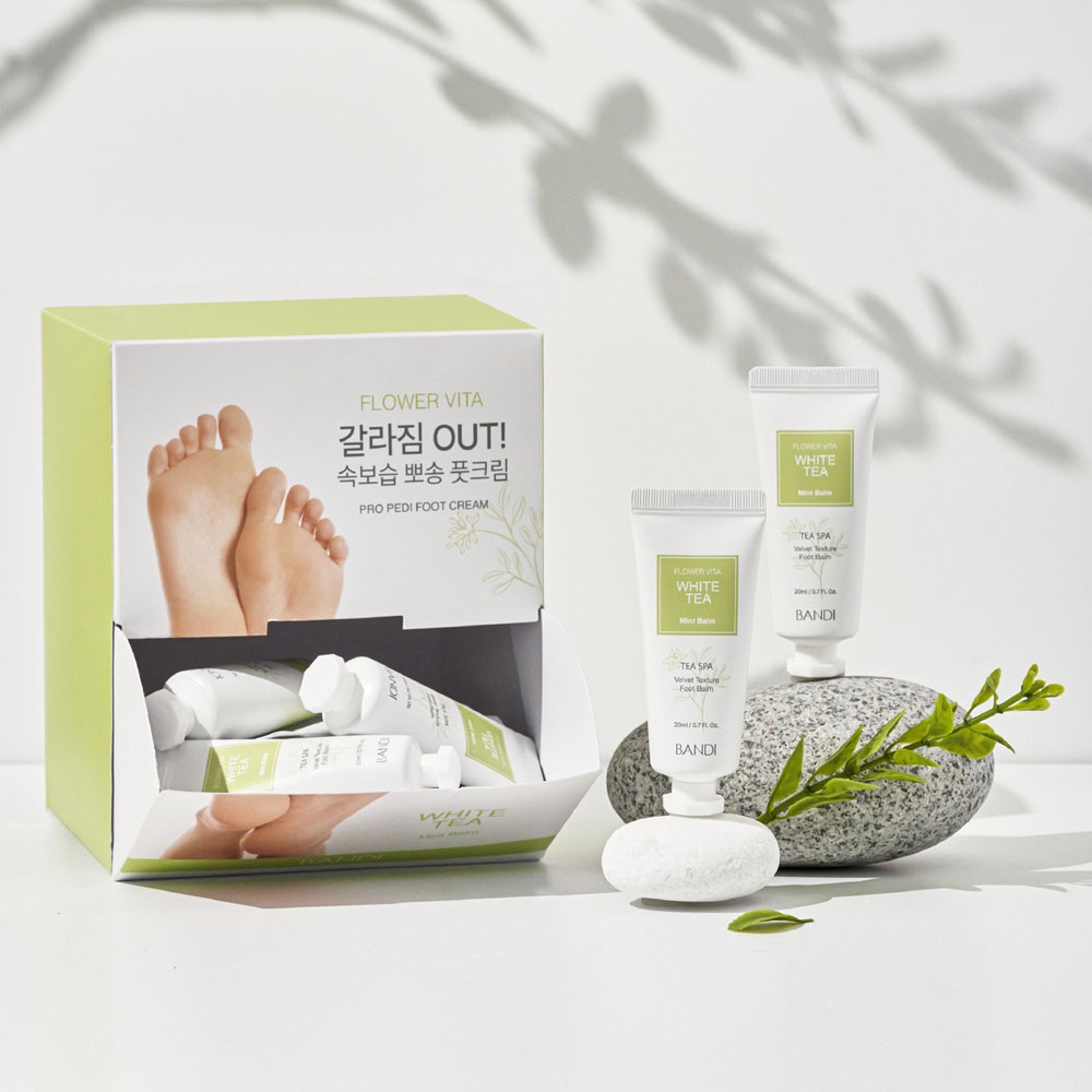 Bandi Mint Balm Mini Pack – Bí quyết của gót chân mềm mại chuẩn Hàn