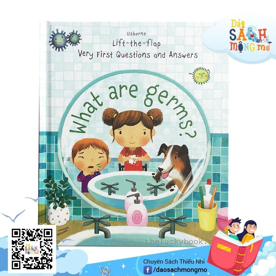 Đồ Chơi Tương Tác Giải Đáp Thế Nào Là Vi Trùng? Usborne What are germs?