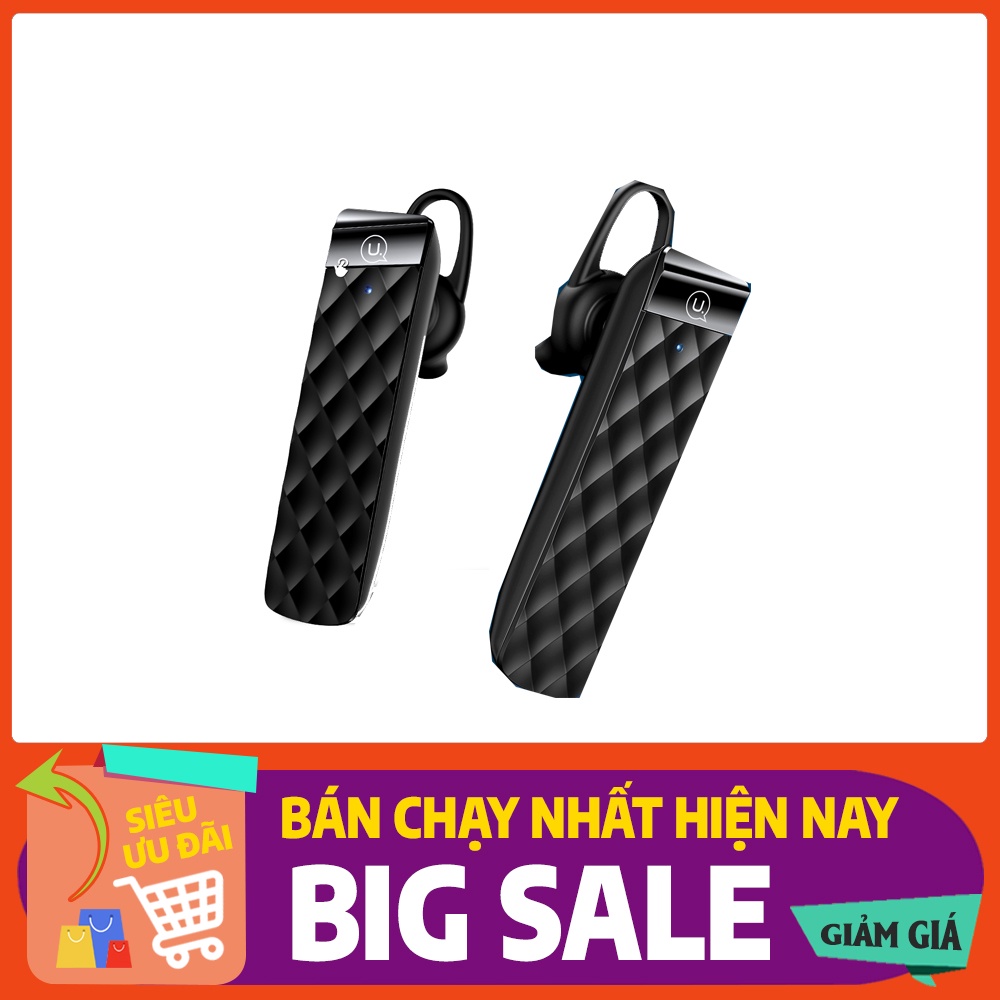 Tai nghe Bluetooth USAMS US-BT001, pin dung lượng cao 100mAh, sử dụng liên tục 7h, âm thanh chuẩn