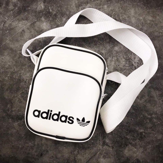 { RẺ NHẤT SHOPEE } Túi Đeo Chéo Adidas Form Dáng Hộp Vuông Da Mềm Mịn Cao Cấp