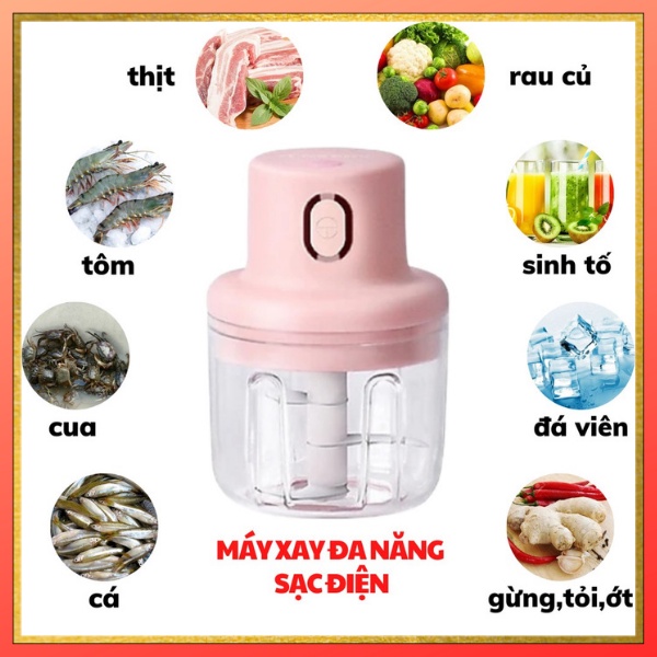 Máy Xay Hành Tỏi Ớt Rau Củ Quả
