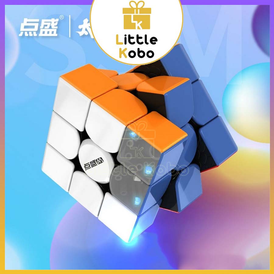 Rubik 3x3 DianSheng Solar S3M 2021 Stickerless Có Nam Châm Rubic 3x3x3 3 Tầng Đồ Chơi Trí Tuệ