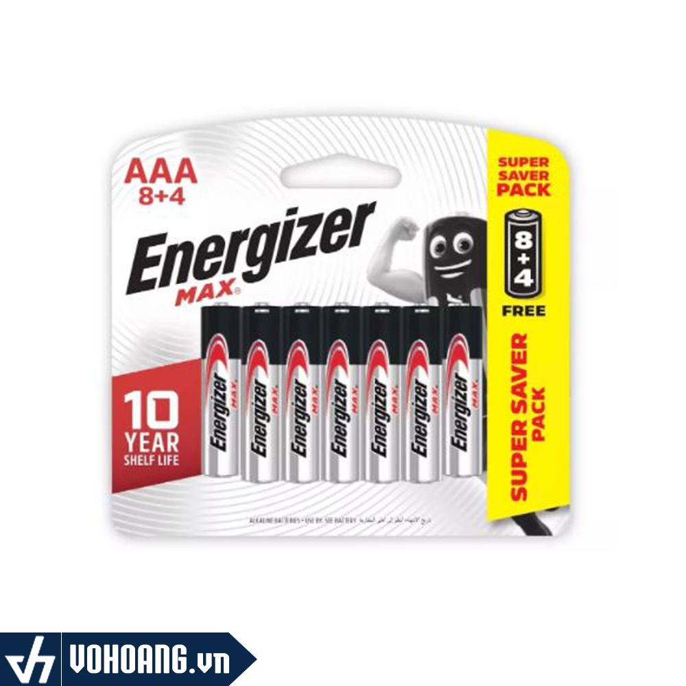 Vỉ 6 Viên Pin AA , Pin AAA Energizer Max 1,5V Alkaline - Hàng chính hãng