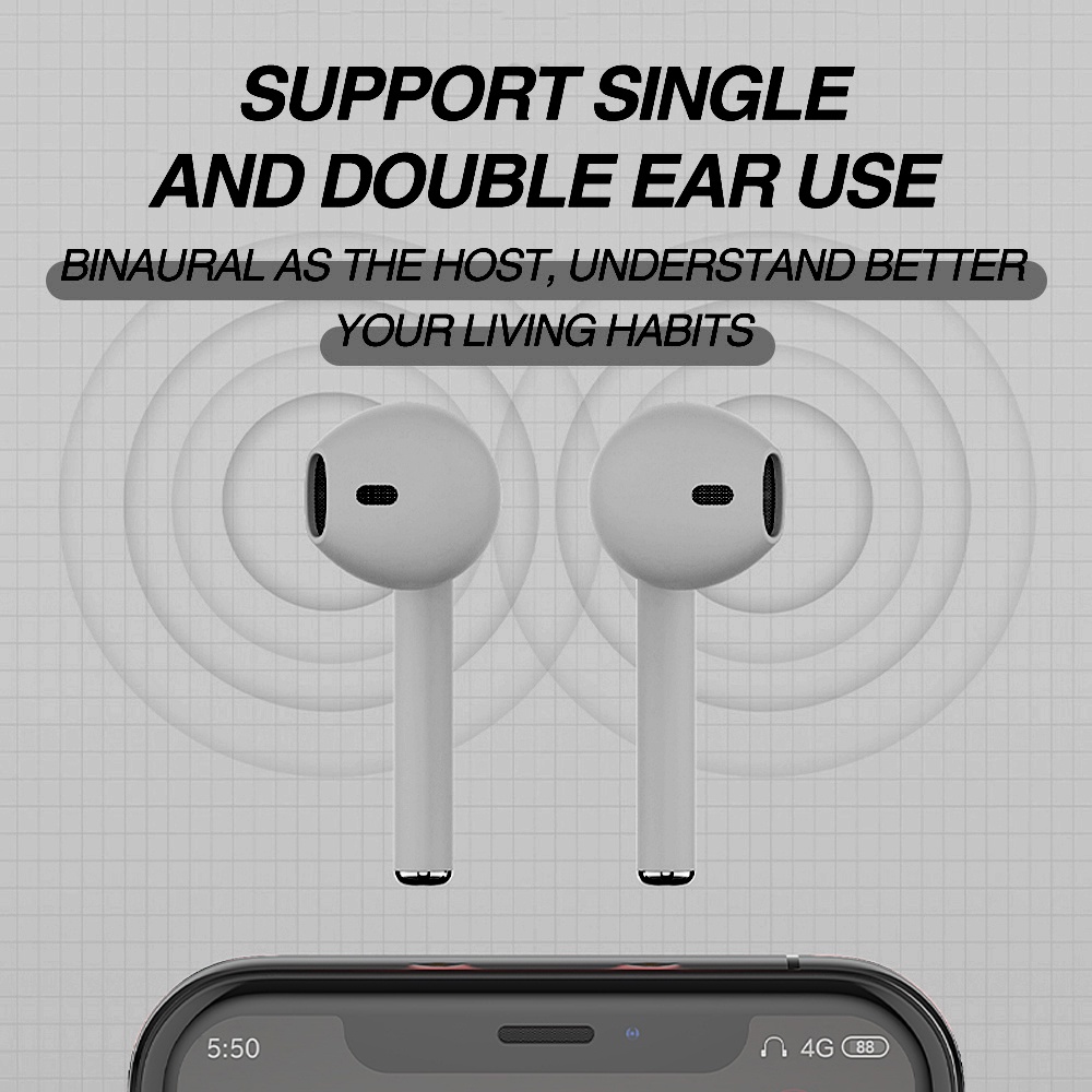 Tai nghe TWS ko dây bluetooth Inpods 12 I12Pro âm thanh HiFi chống thấm nước màu macaron dành cho ip,ĐT táo/Android