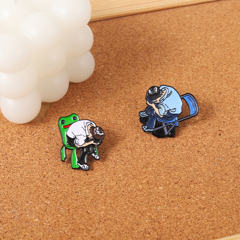 Huy Hiệu Cài Áo Hình Chú Ếch Dễ Thương