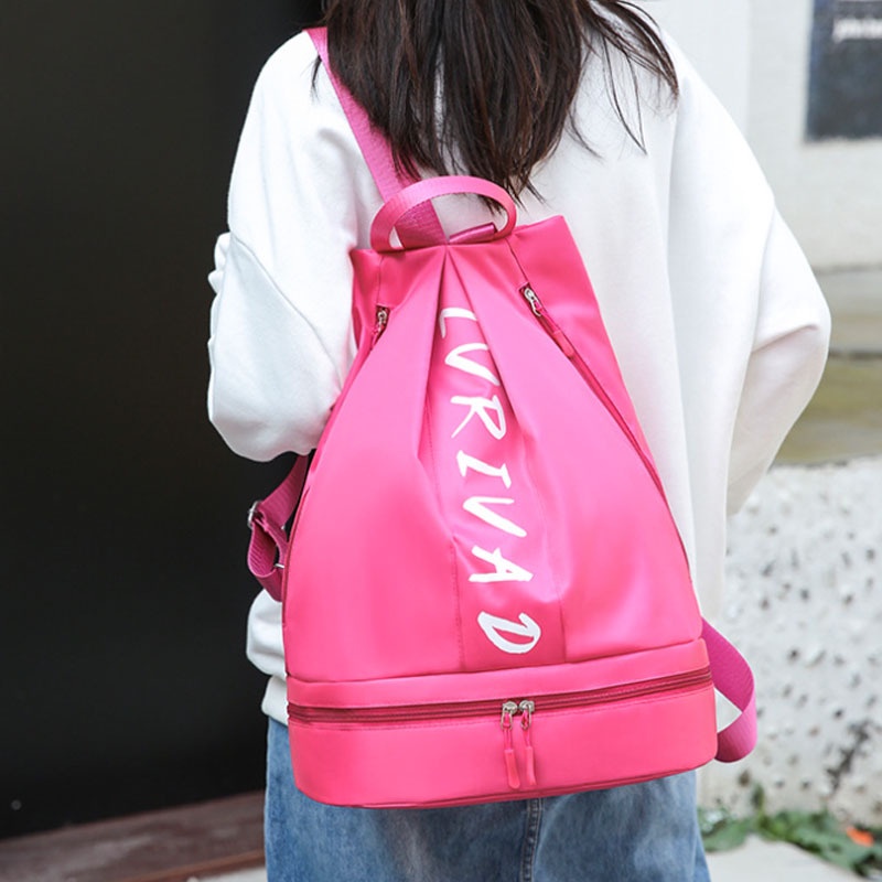 Ba lô thể thao IELGY vải oxford sức chứa lớn thời trang trẻ trung dành cho nữ