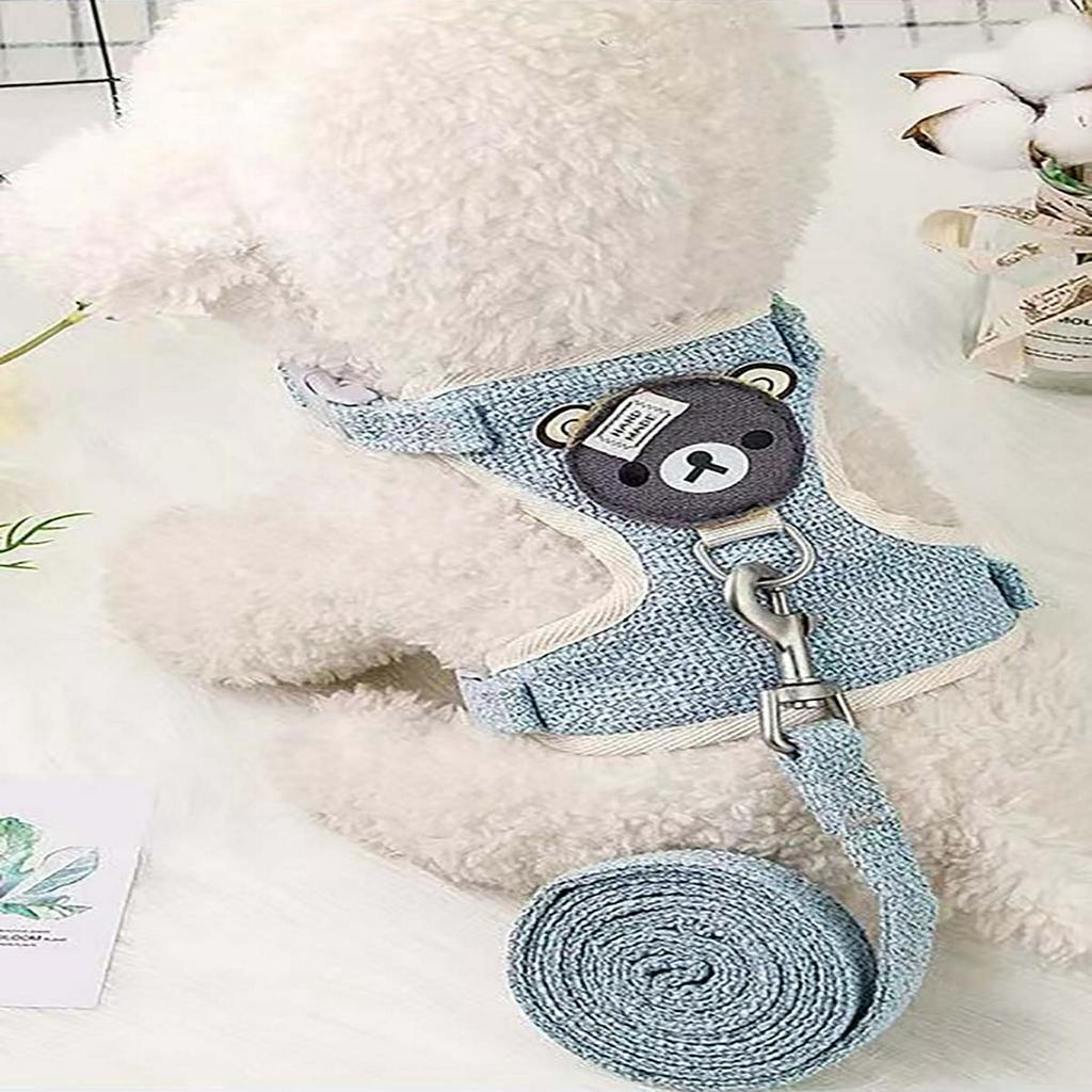 Dây Dắt Yếm Mèo Đi Dạo Đai Yếm Xích Chó Poodle Dạng Áo Ngực Cún Becgie Béc To Lớn Con Thú Cưng Chuột Hamster Show Chơi