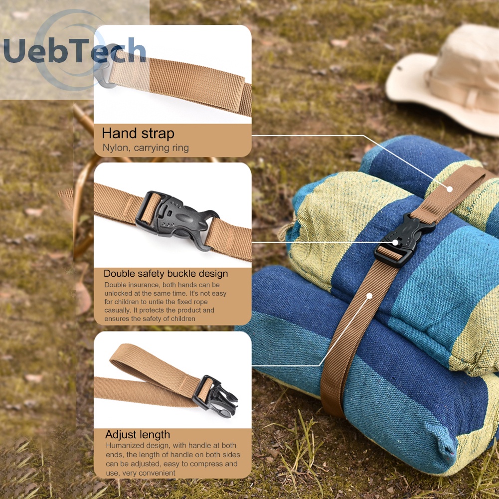 Set 2/4 dây đai buộc hành lý có thể điều chỉnh