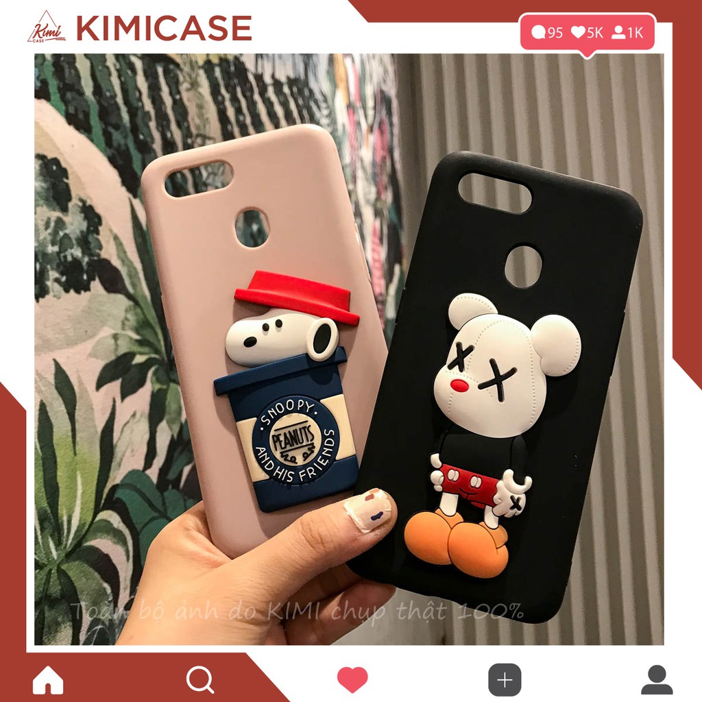 ỐP XIAOMI 5X/A1 , MI8 LITE , REDMI 6A , REDMI 6 , MI6 STICKER HOẠT HÌNH ( ẢNH CHỤP THẬT )