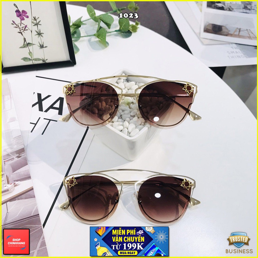 KÍNH MÁT NỮ GỌNG TÁCH THỜI TRANG ĐÍNH HOA SANG CHẢNH SH1023