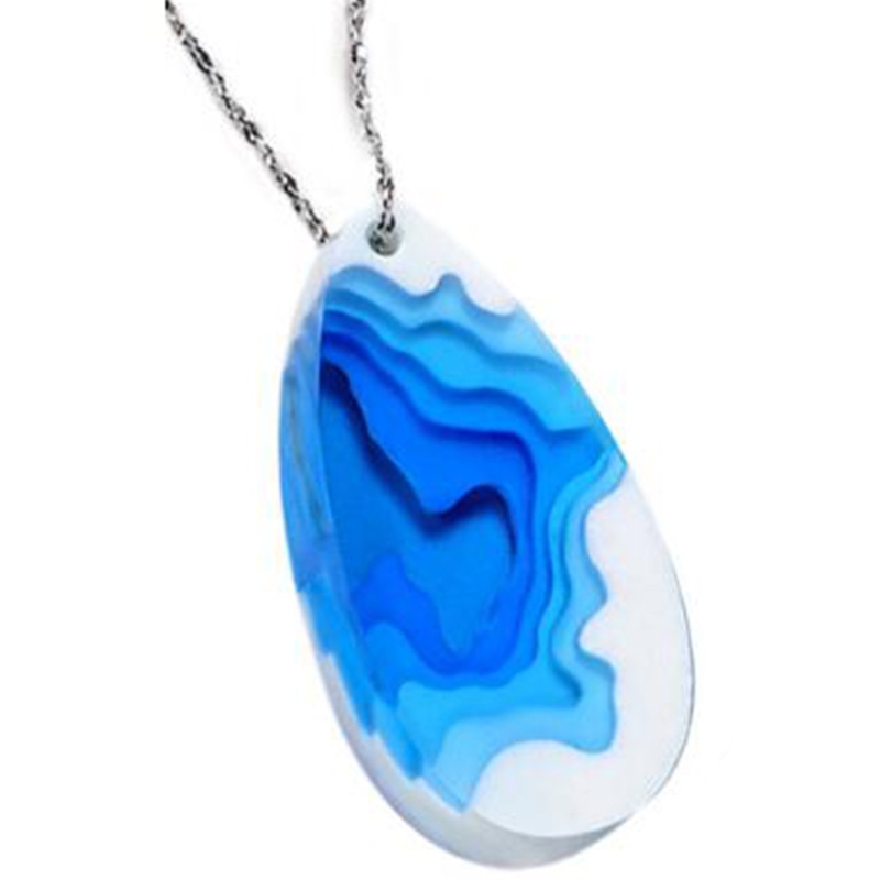 Sa Khuôn Nhựa Làm Mặt Vòng cổ Hình Hòn Đảo Thiên Nhiên