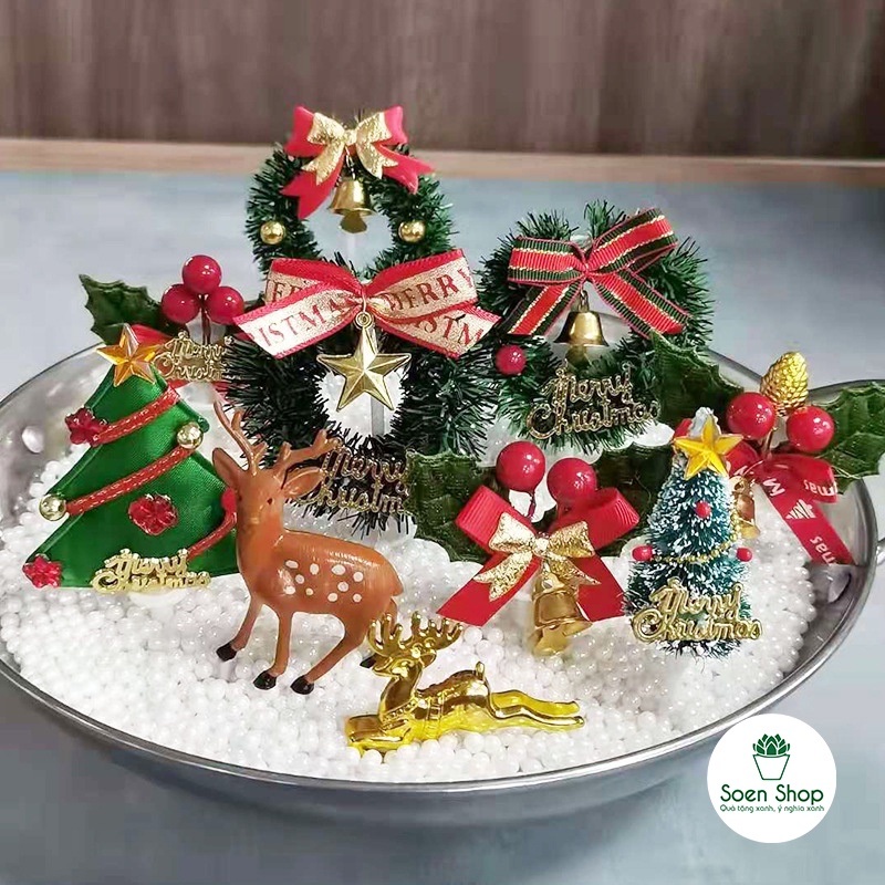 |FREESHIP| Phụ kiện VÒNG NGUYỆT QUẾ trang trí Noel, Giáng sinh- Phụ kiện trang trí, mô hình tiểu cảnh
