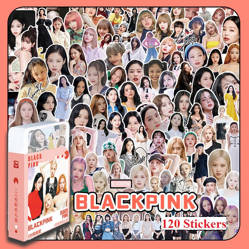BLACKPINK | Hộp nhựa 120 miếng hình dán Sticker