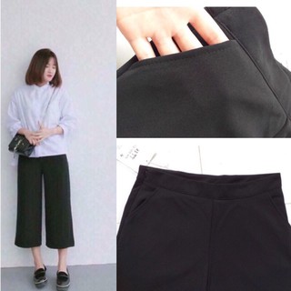 65-95kg Culottes lửng ống rộng Bigsize