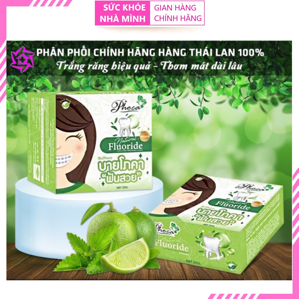 SKNM | Kem Đánh Răng Thảo Mộc Phoca 25g ® - Thái Lan