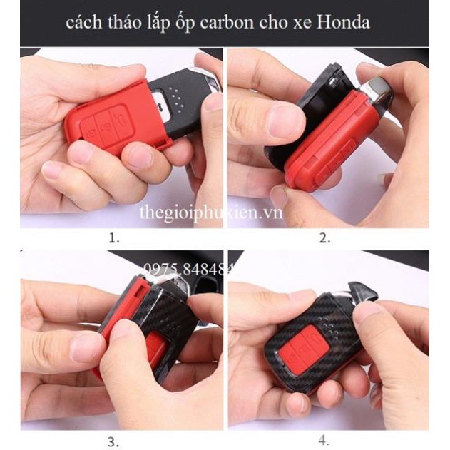 Ốp chìa khoá Carbon Honda CRV