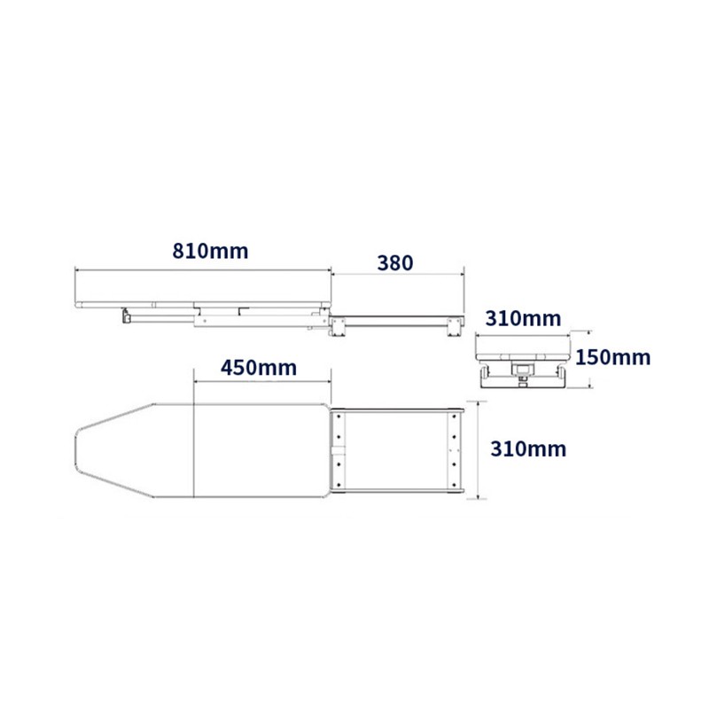 Bàn Để Ủi Âm Tủ Thông Minh Mat Rack