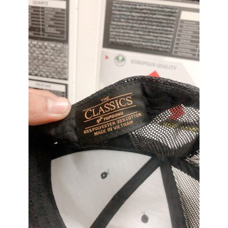 Nón lưỡi trai  classics lưới  xanh - đen - trắng