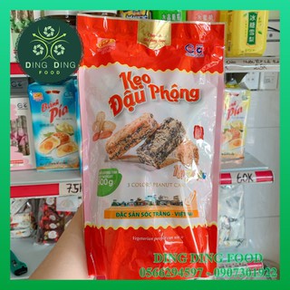 [ Combo 2 Túi ] Kẹo Đậu Phộng 3 Màu Tân Huê Viên 1 TÚI 500G ( Đậu Phộng Cưới , Kẹo Tết , Thèo Lèo ) - DING DING FOOD