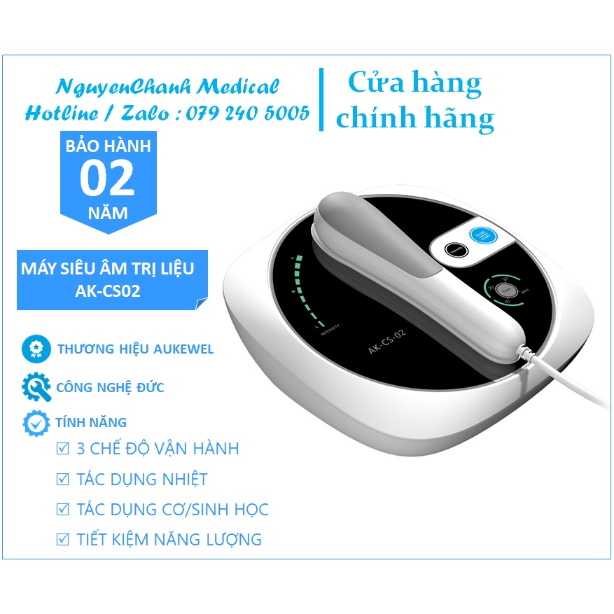Máy Siêu Âm Trị Liệu Giảm Đau Aukewel AK_CS02 Dr Ultra 2 - Công Nghệ Đức | Máy siêu âm giảm đau nhức xương khớp