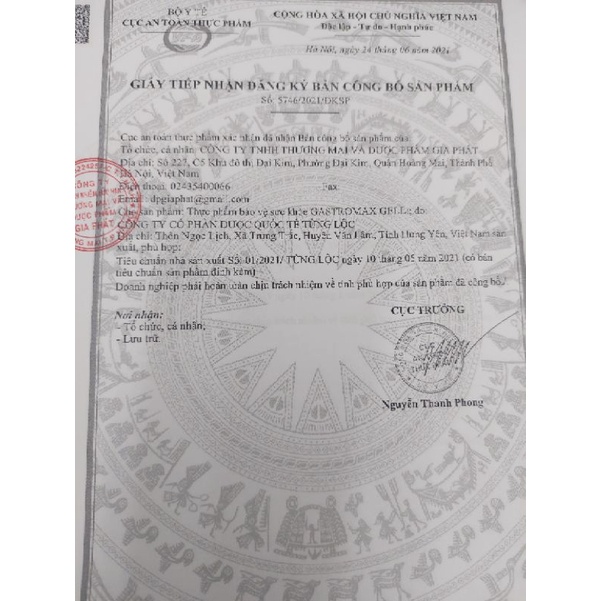 Gel Bao Dạ Dày Gastromax