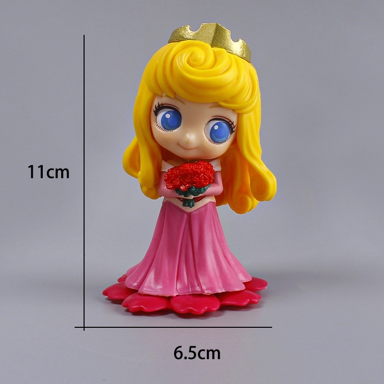 Mô Hình Nhân Vật Công Chúa Disney Cực CUTE Cực Sắc Nét Trang Trí Trưng Bày Sưu Tầm