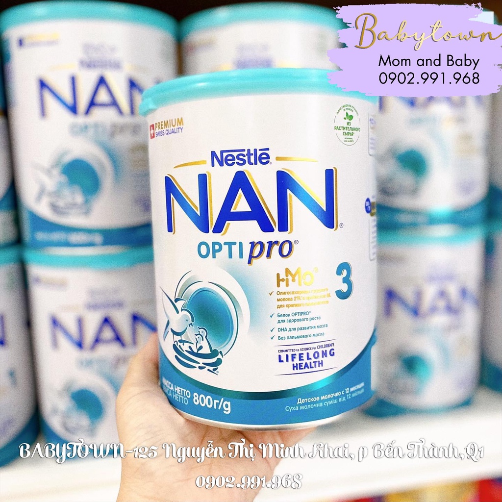 Sữa Nan Nga đủ số 1,2,3,4 lon 800g/400g