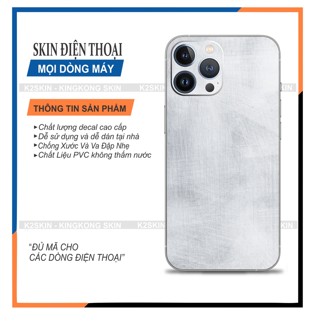 Miếng dán Skin cho Android và  Iphone 6/7/8/x/xs/11/12pro/13promax/13/13pro ( Mã skin 029)