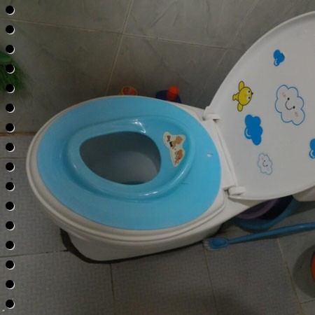 Kệ ngồi toilet cho bé - Miếng lót thu nhỏ bồn cầu nhựa Việt Nhật