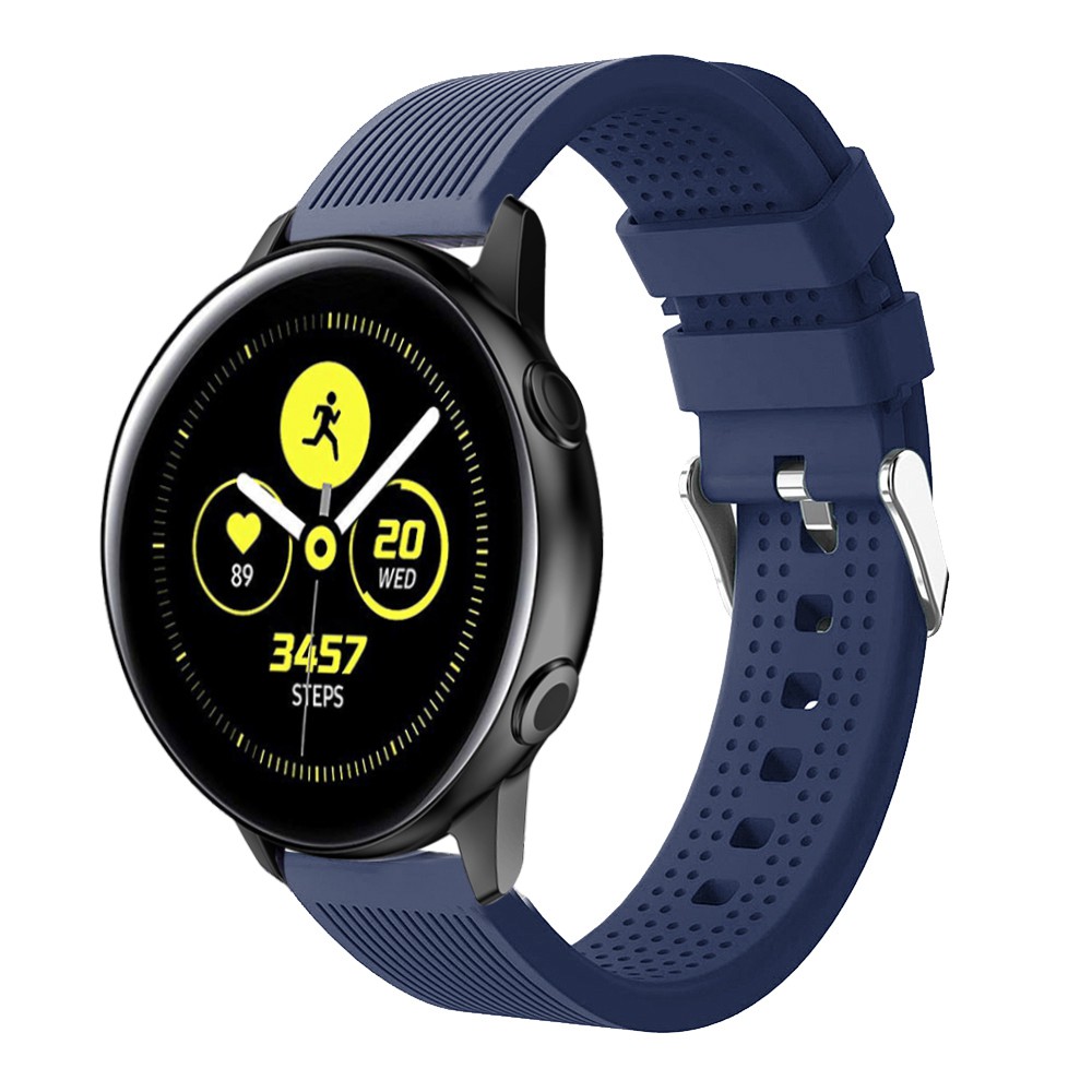 Dây đeo silicon có thể thay thế được 20mm cho đồng hồ Samsung Galaxy Watch Active 2 / Active / Galaxy 42mm / Gear Sport